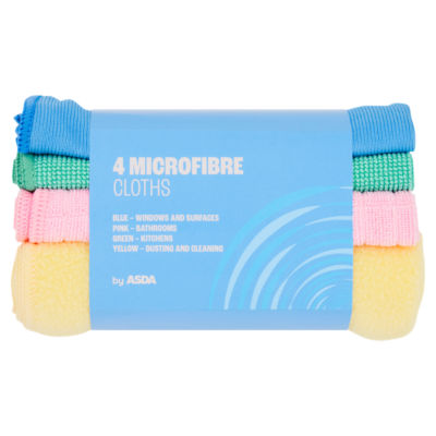 4 Microfibre Cloths thumbnail 2