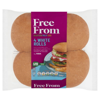 Free From by  4 White Rolls 260g thumbnail 2