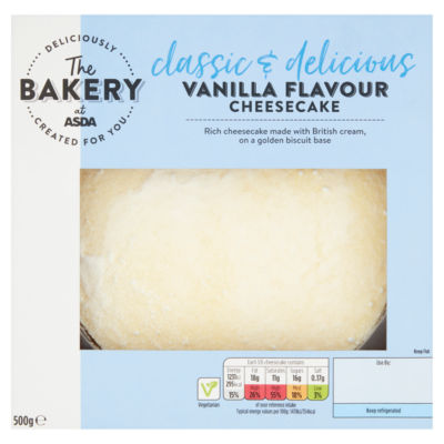 The Bakery Vanilla Flavour Cheesecake 500g thumbnail 3
