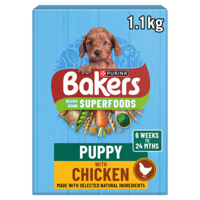 Superfoods Puppy Chicken with Vegetables Dry Dog Food 1.1kg thumbnail 2