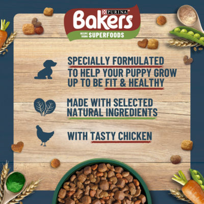 Superfoods Puppy Chicken with Vegetables Dry Dog Food 1.1kg thumbnail 3