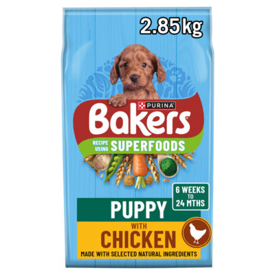 Superfoods Puppy Chicken with Vegetables Dry Dog Food 2.85kg thumbnail 2