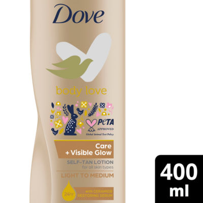 Dove Visible Glow Fair to medium self tan lotion