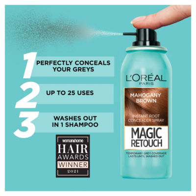 Magic Retouch Mahogany Brown, Temporary Root Touch Up Spray thumbnail 3
