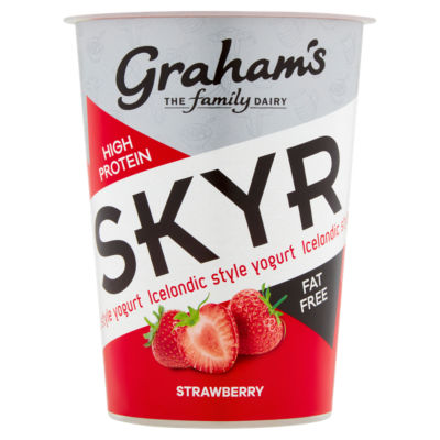 Graham The Family Dairy Skyr Strawberry Icelandic Style Yogurt 450g thumbnail 2