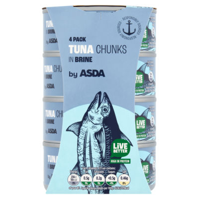 ASDA Skipjack Tuna Chunks in Brine