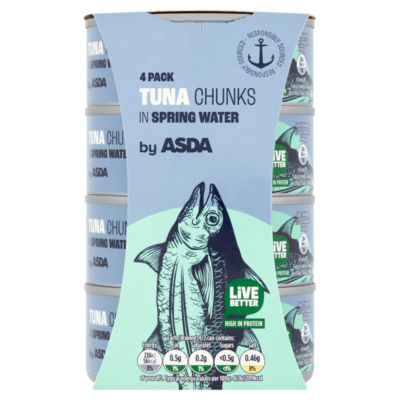 Tuna Chunks in Spring Water 4 x 145g (580g) thumbnail 2