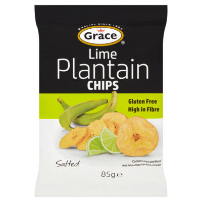 Lime Plantain Chips 85g thumbnail 2