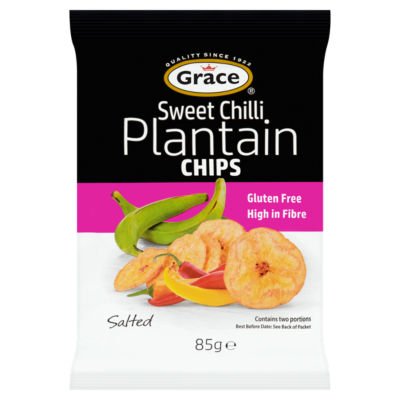 Salted Sweet Chilli Plantain Chips 85g thumbnail 2
