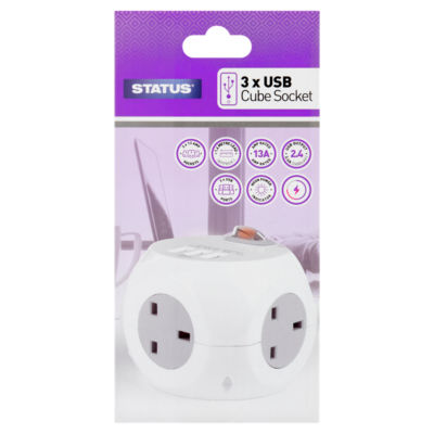 3 x USB Cube Socket thumbnail 2