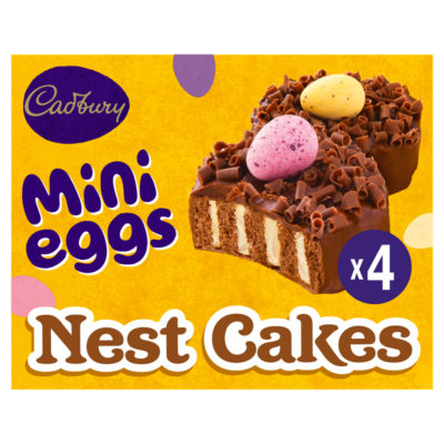 Mini Eggs Milk Chocolate Easter Nest Cakes 4 Pack