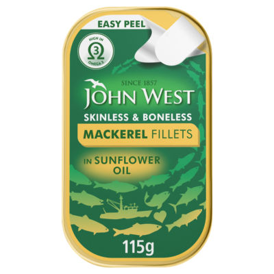Mackerel Fillets in Sunflower Oil 115g thumbnail 2