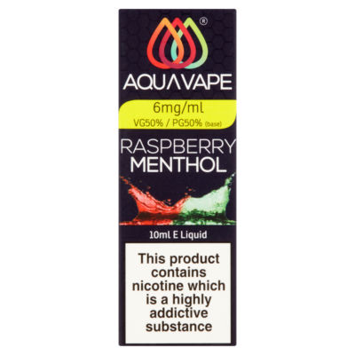Raspberry Menthol E-Liquid 6mg 6ml thumbnail 2