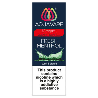 Fresh Menthol E-Liquid 18mg 10ml thumbnail 2