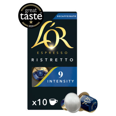 L'OR Ristretto Decaf Coffee Pods x10 Intensity 9