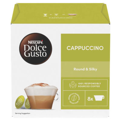 Dolce Gusto Cappuccino Coffee Pods x16 (8 Servings) thumbnail 2