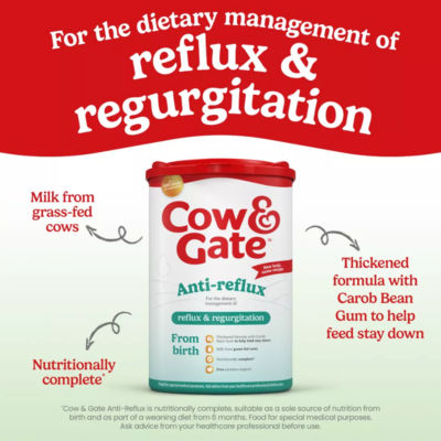 Anti-Reflux Baby Milk Formula Powder, From Birth, 800g thumbnail 3