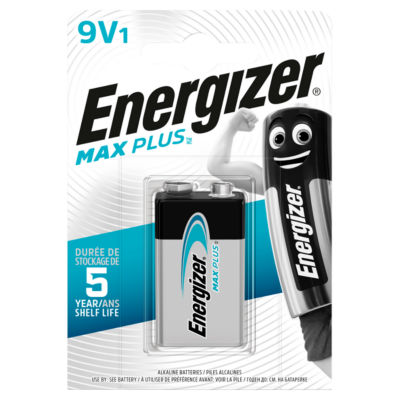 Max Plus 9V Batteries Alkaline thumbnail 2