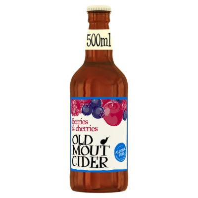 Old Mout Cider Berries & Cherries Alcohol Free Bottle