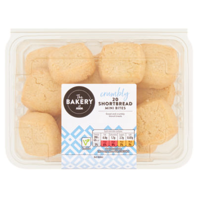 The Bakery at  20 Crumbly Shortbread Mini Bites 220g thumbnail 2