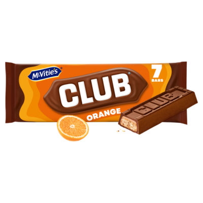 Club Orange Biscuit Bars Multipack 7 x 22g, 154g thumbnail 2