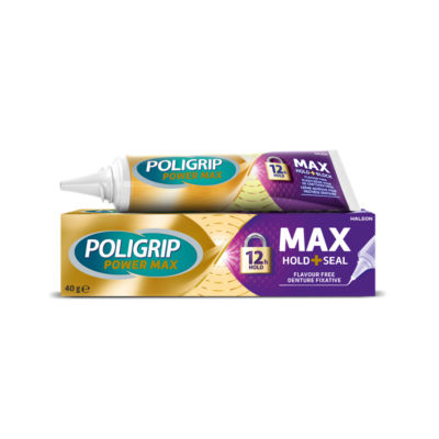 Denture Adhesive, Max Hold and Seal, 40g