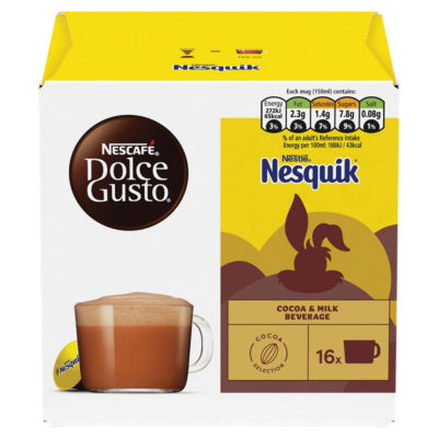 Dolce Gusto Nesquik Hot Chocolate Pods x16 (16 Servings) thumbnail 2