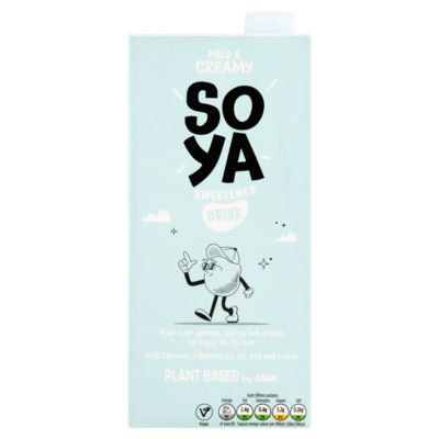 ASDA Free From Long Life Soya Drink Sweetened
