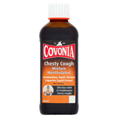 Covonia Chesty Cough Relief Liquid - Mentholated 150ml