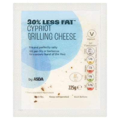 ASDA 30% Less Fat Cypriot Grilling Cheese 225g