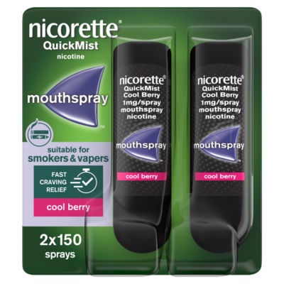 Nicorette Quickmist Cool Berry Mouthspray, Quit Vaping Aid
