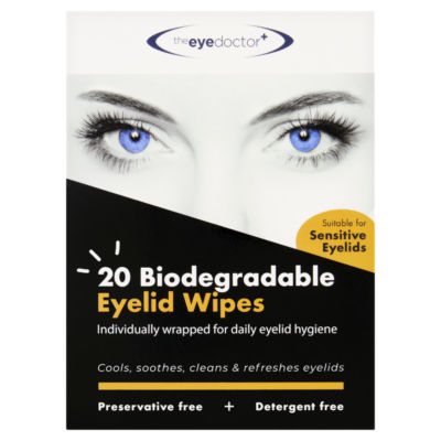 20 Biodegradable Eyelid Wipes thumbnail 2
