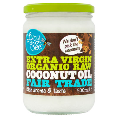 Extra Virgin Organic Raw Coconut Oil Fair Trade 500ml thumbnail 2