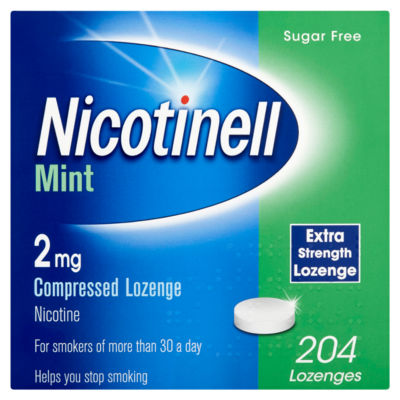 Nicotinell Nicotine Lozenge Quit Smoking Sugar Free Mint 2mg