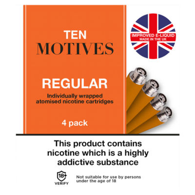Regular Refills 16mg/ml 4 Pack thumbnail 2