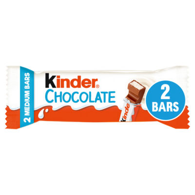 Milk Chocolate Medium Treat Snack Bar Twin Pack 42g thumbnail 2