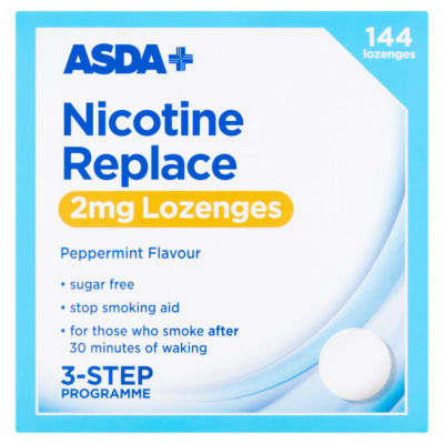 Nicotine Replace 2mg Lozenges Peppermint Flavour 144 Lozenges thumbnail 2