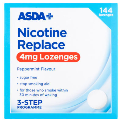 Nicotine Replace 4mg Lozenges Peppermint Flavour 144 Lozenges thumbnail 2