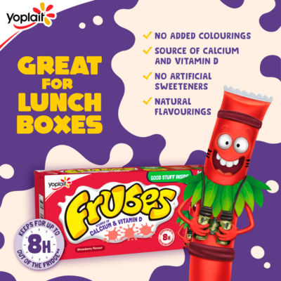 Kids Strawberry Yoghurt Tubes 9 x 37g thumbnail 4