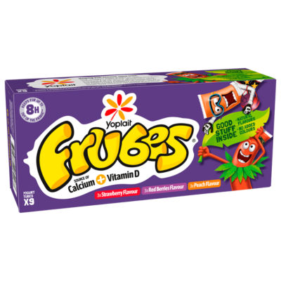 Kids Strawberry, Red Berry & Peach Yoghurt Tubes 9 x 37g thumbnail 3
