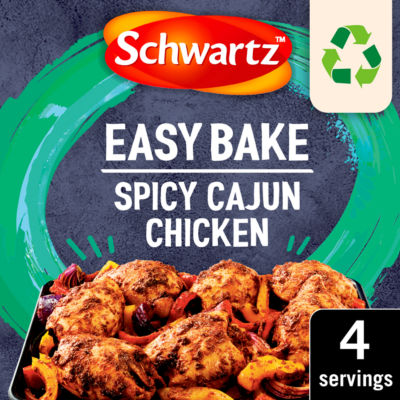 Tray Bake Spicy Cajun Chicken