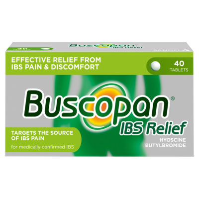 IBS Pain Relief- Targets the Source of IBS Pain and Cramps -40 Tablets