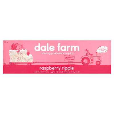 Raspberry Ripple Sliceable Ice Cream 1L