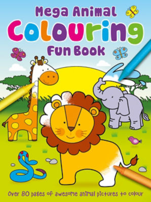 Mega Animal Colouring Fun Book thumbnail 2