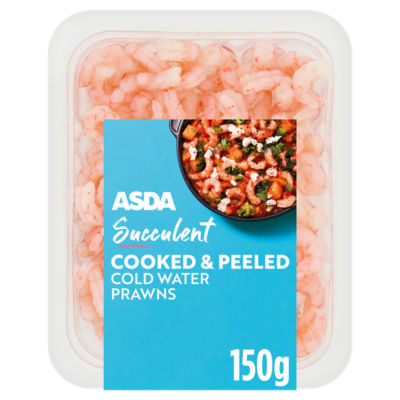 Cooked & Peeled Cold Water Prawns 150g thumbnail 2