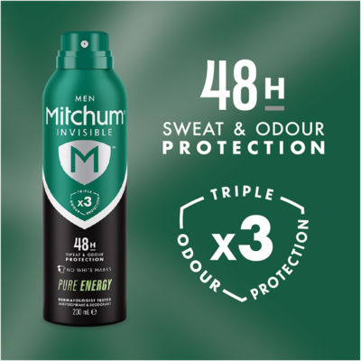 Men Pure Energy Antiperspirant & Deodorant 200ml thumbnail 4