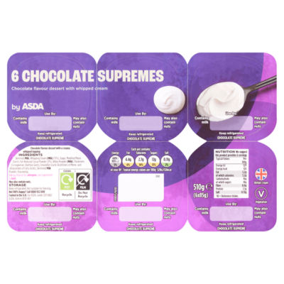 6 Chocolate Supremes 6 x 85g (510g) thumbnail 2