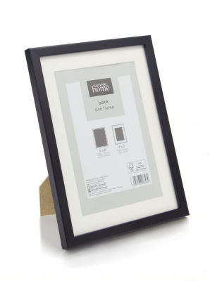Black Slim Photo Frame 7 x 5Inch