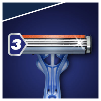 Blue3 Disposable Razors x8 thumbnail 4