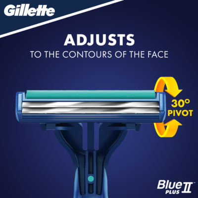 BlueII Slalom Disposable Razors x8 thumbnail 3